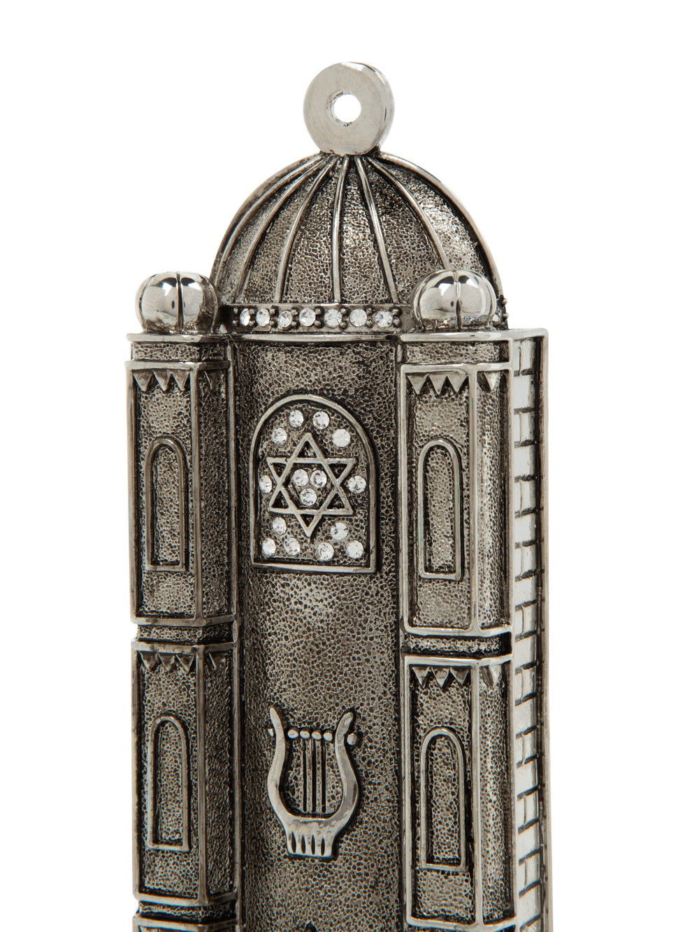 Keren Kopal Silver Judaica style Mezuzah