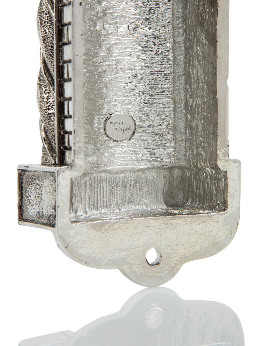 Keren Kopal Silver Modern Judaica Mezuzah