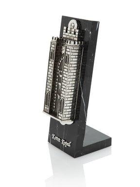 Keren Kopal Silver Holy Ark style Mezuzah