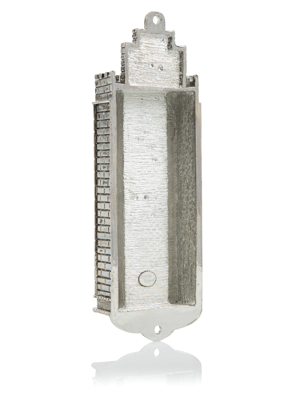 Keren Kopal Silver Western Wall style Decorated Mezuzah