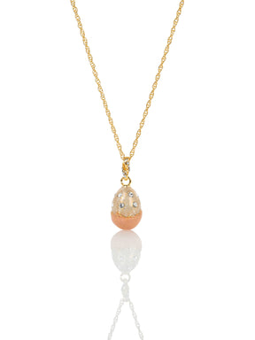 Keren Kopal Pink Egg Pendant Necklace