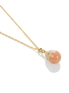 Keren Kopal Pink Egg Pendant Necklace