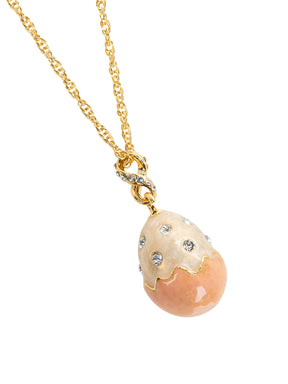 Keren Kopal Pink Egg Pendant Necklace