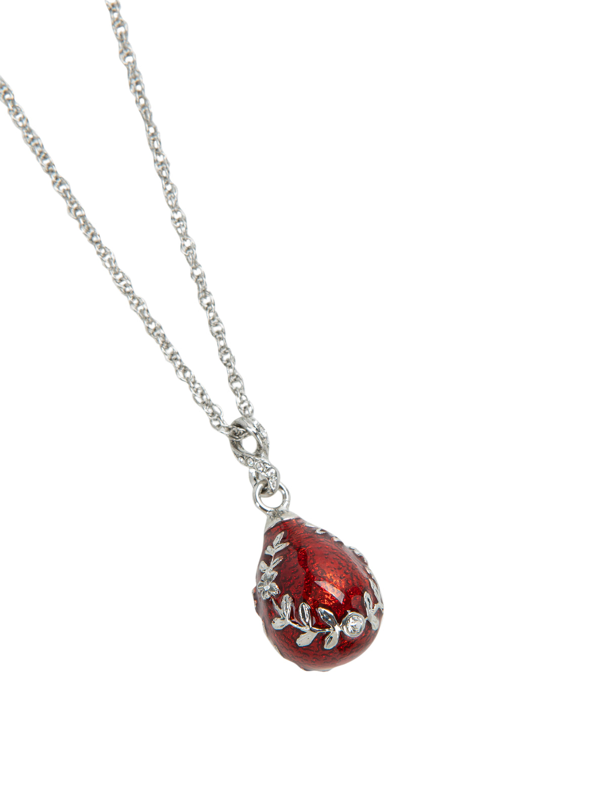 Keren Kopal Red Egg Pendant Necklace