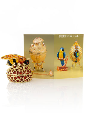 Keren Kopal Bee on Beehive Trinket Box
