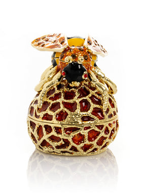 Keren Kopal Bee on Beehive Trinket Box