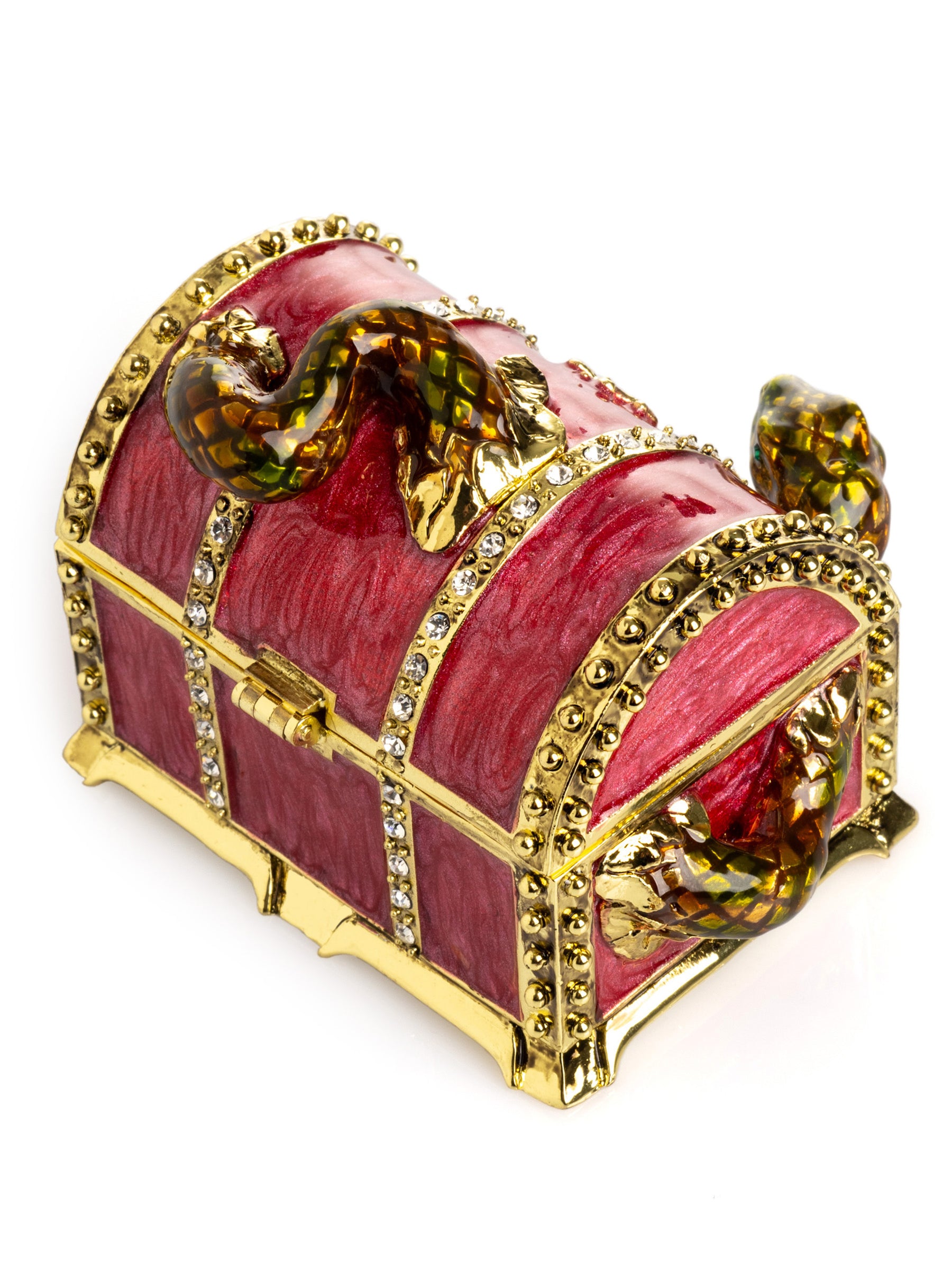 Keren Kopal Red Treasure Chest with Snake