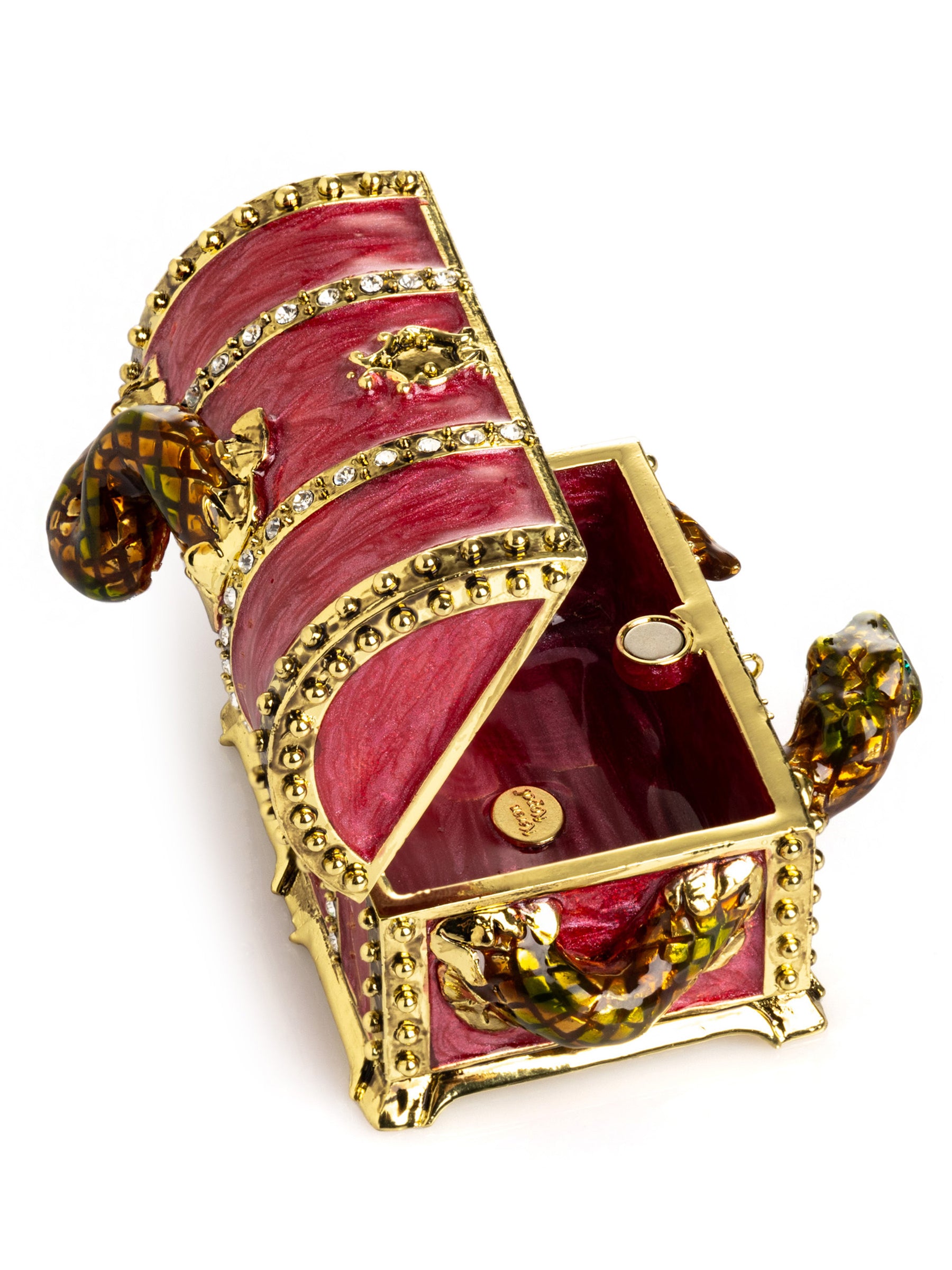 Keren Kopal Red Treasure Chest with Snake