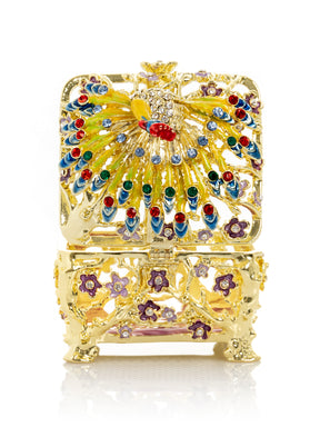 Keren Kopal Peacock Trinket Box