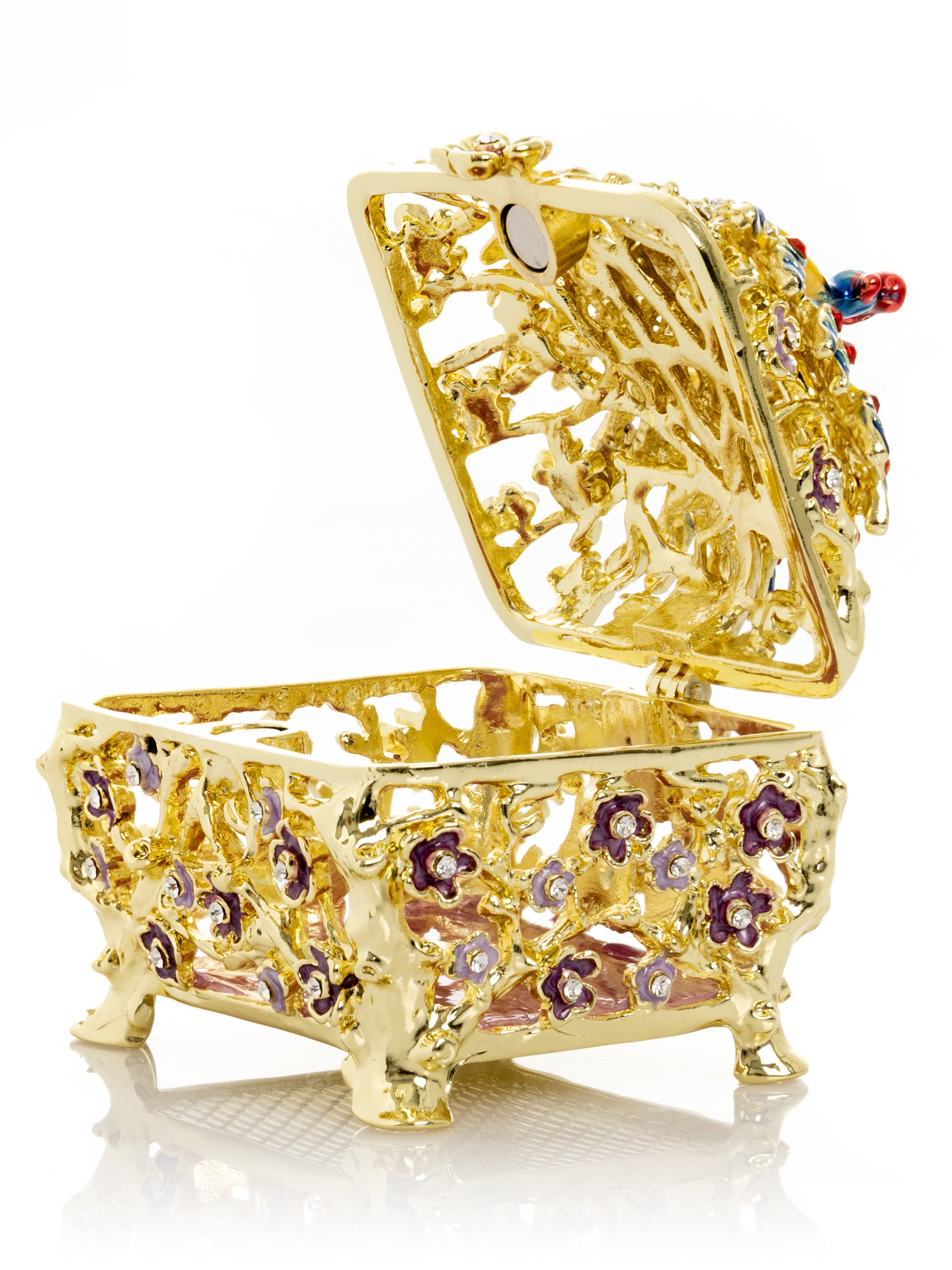 Keren Kopal Peacock Trinket Box