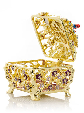 Keren Kopal Peacock Trinket Box