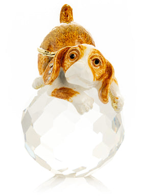 Keren Kopal Brown Puppy on Crystal