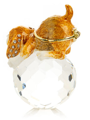 Keren Kopal Brown Puppy on Crystal