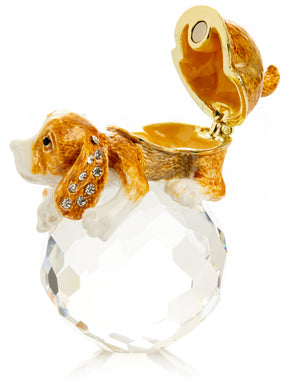 Keren Kopal Brown Puppy on Crystal