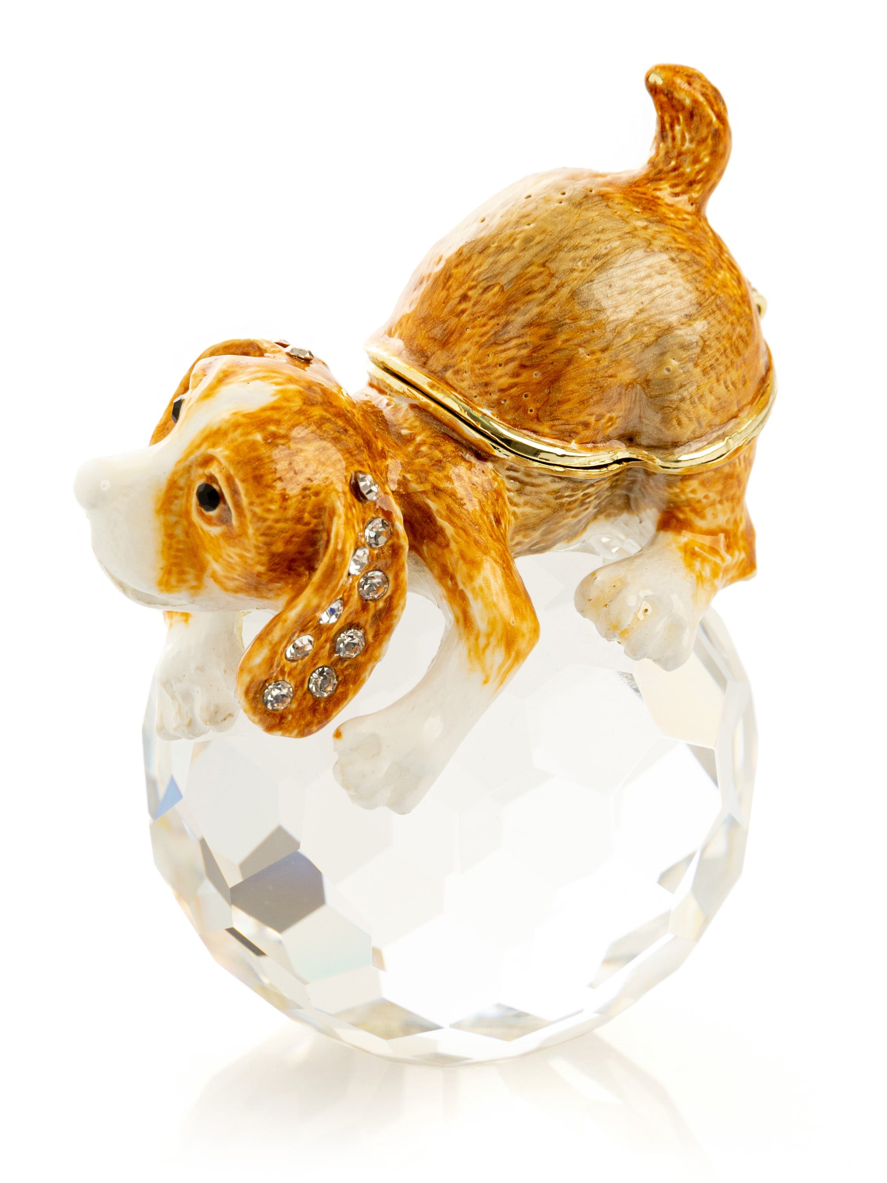 Keren Kopal Brown Puppy on Crystal