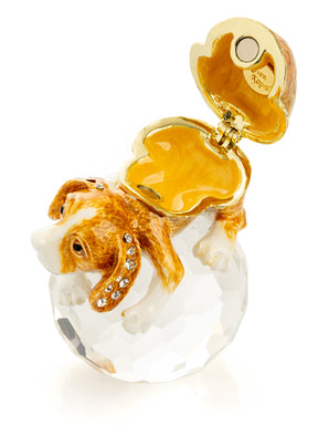 Keren Kopal Brown Puppy on Crystal