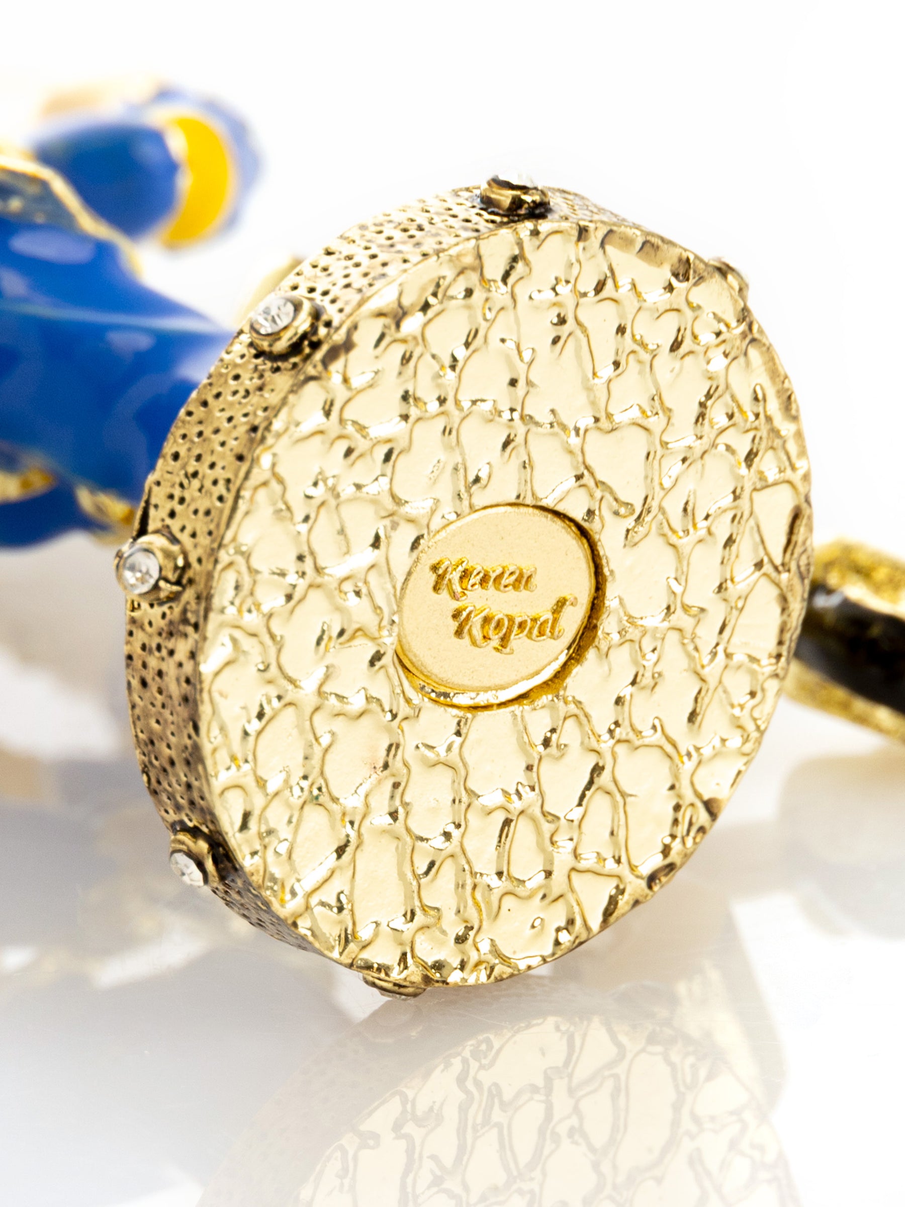 Keren Kopal Playful Circus Clown Riding a Scooter Trinket Box