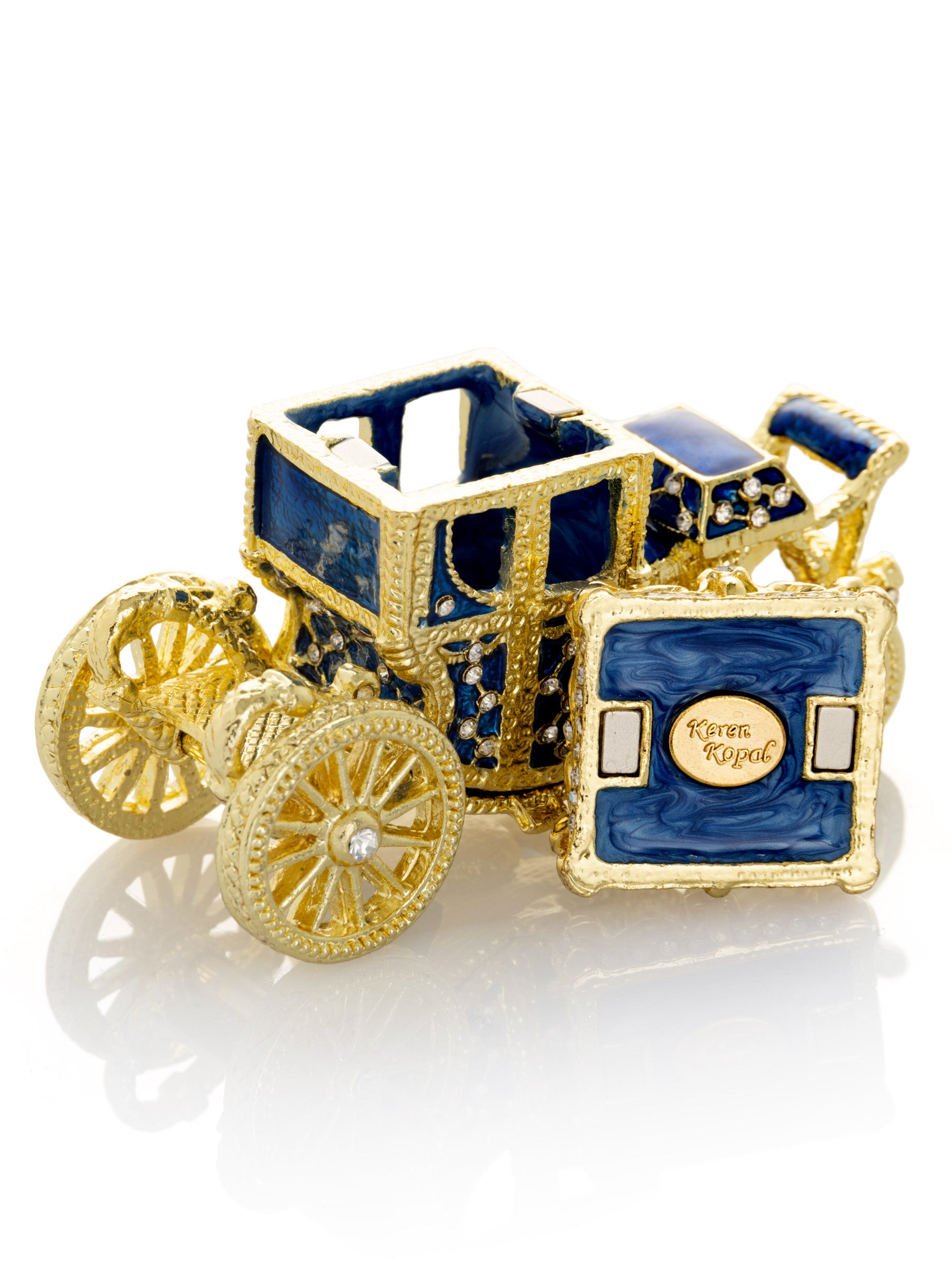 Gold & Blue Carriage