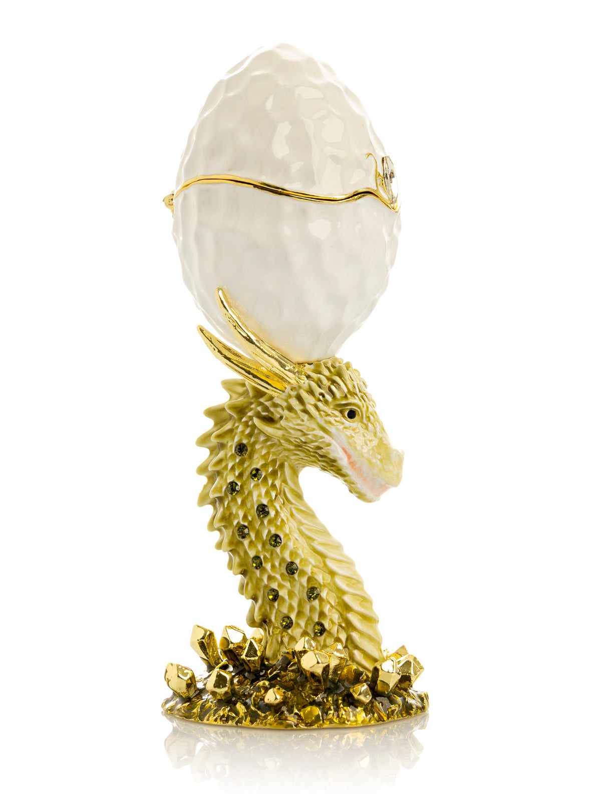 Golden Dragon head white egg