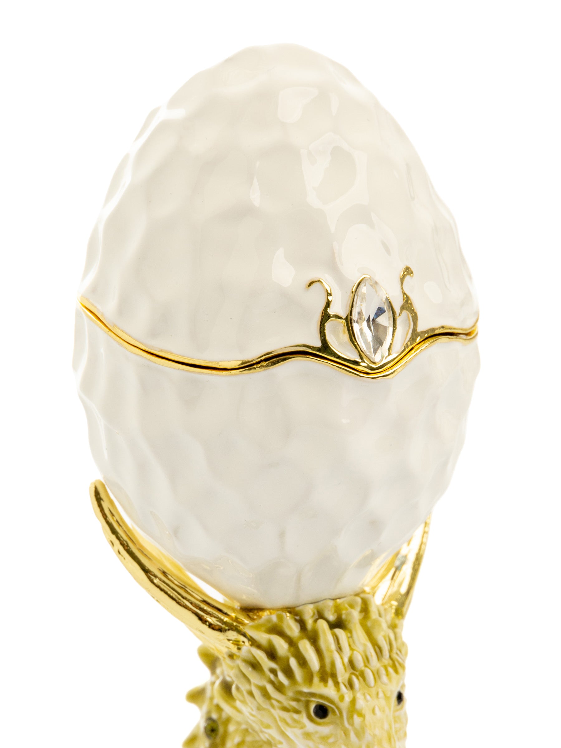 Golden Dragon head white egg