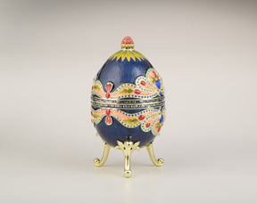 Keren Kopal Blue Colorful Russian Egg