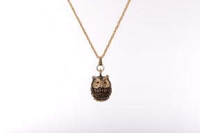 Keren Kopal Owl Charm Pendant Necklace