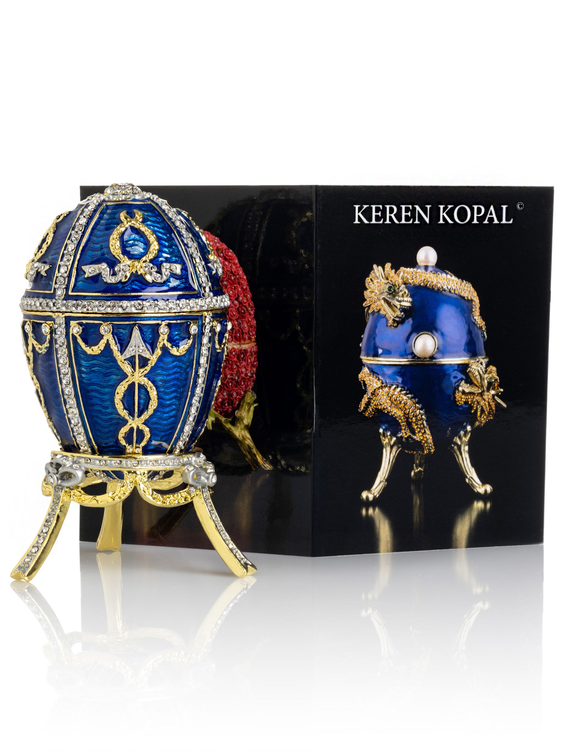 Keren Kopal Blue Faberge Egg