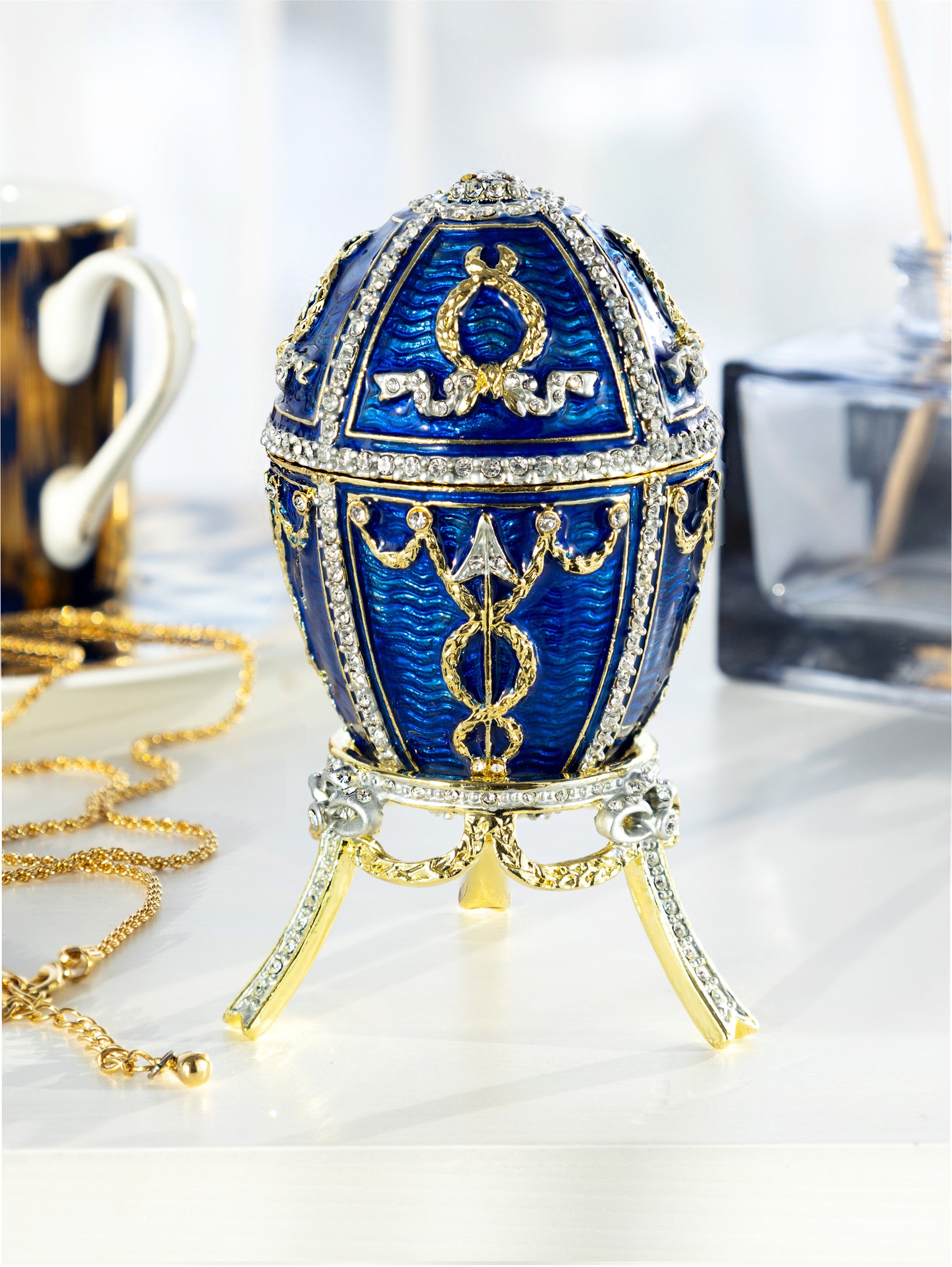 Keren Kopal Blue Faberge Egg