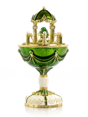 Keren Kopal Garden Pavilion Design Cupola Fountain Green Egg Limited Edition of 250 Trinket Box