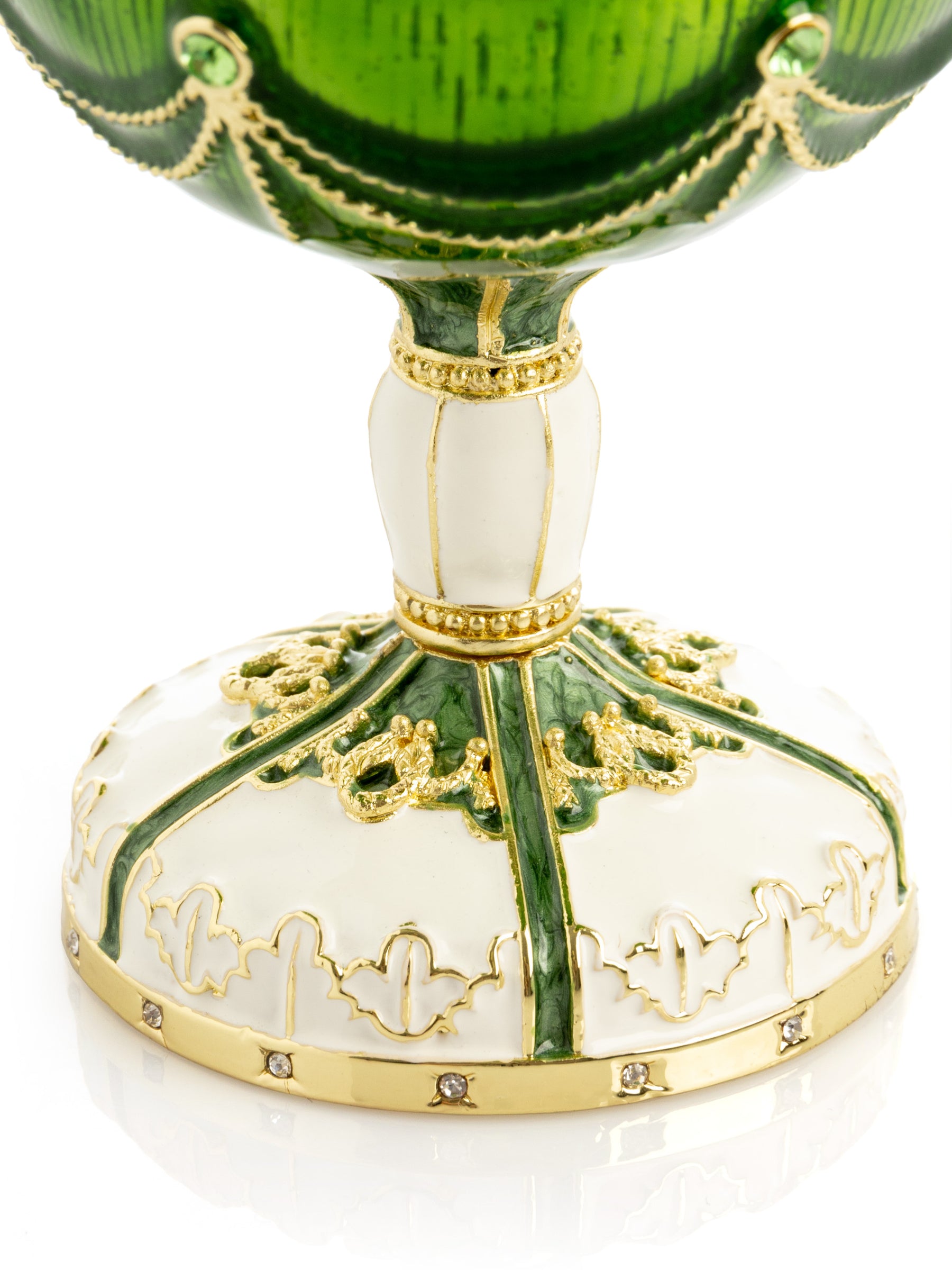 Keren Kopal Garden Pavilion Design Cupola Fountain Green Egg Limited Edition of 250 Trinket Box