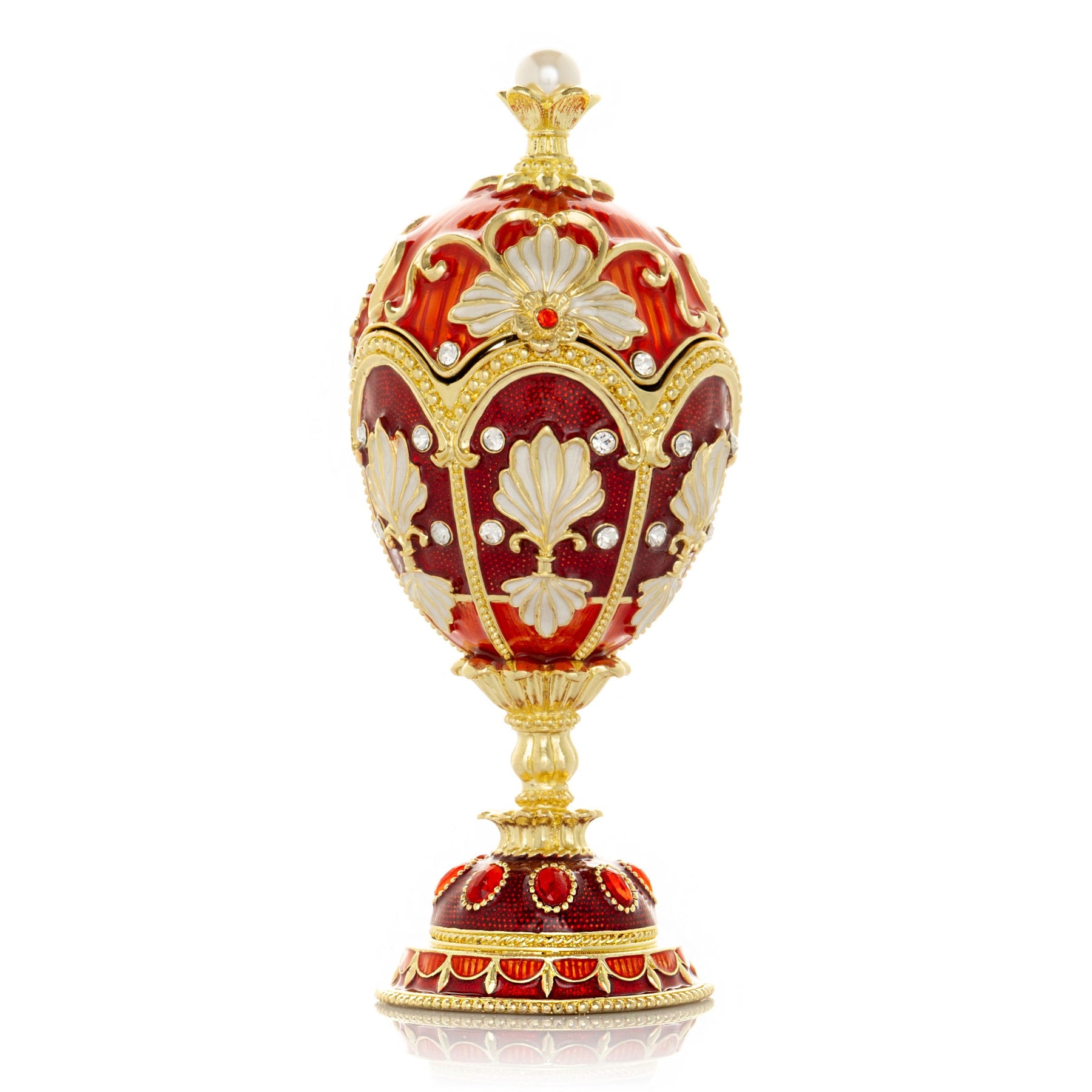 Music Playing Red Faberge Egg