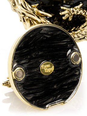Keren Kopal Black Faberge Egg with Dragon