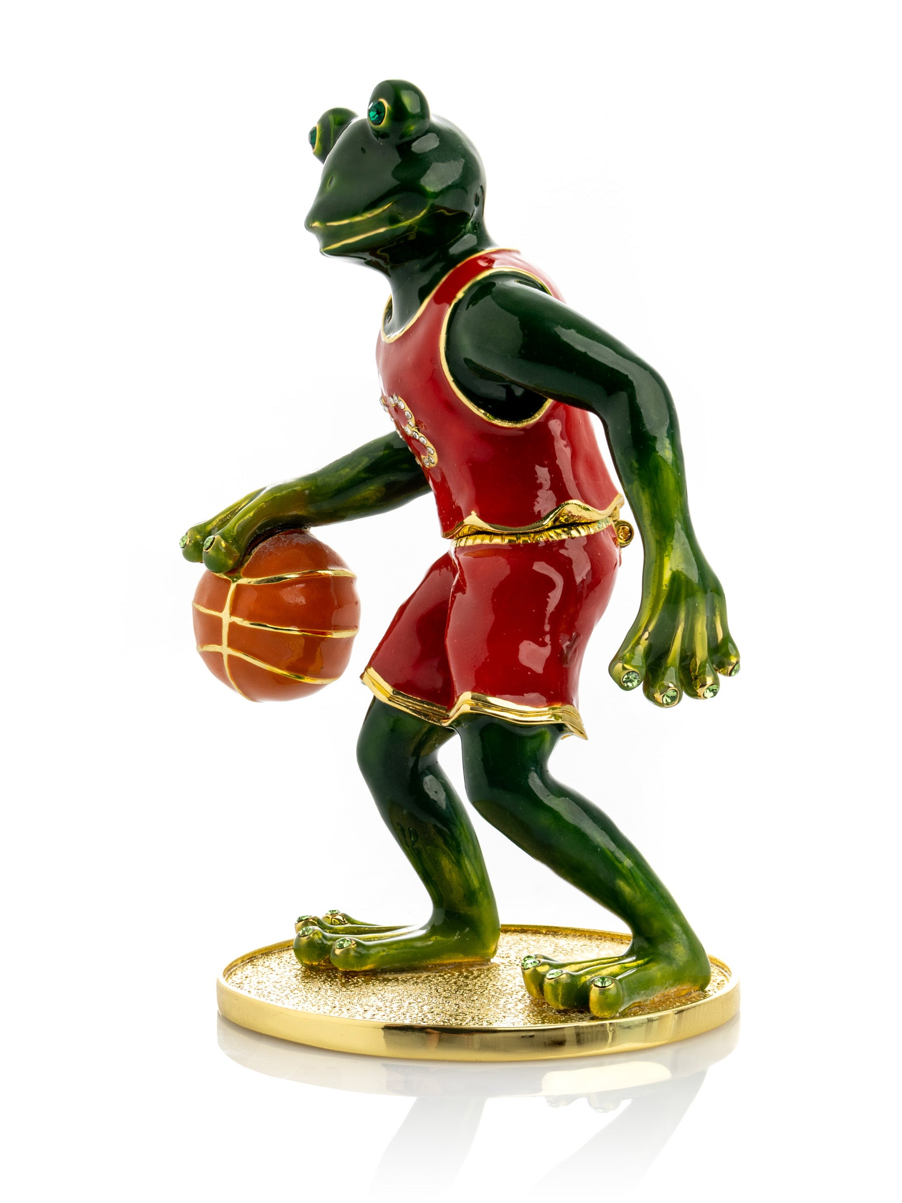 Frog Playing Basketball