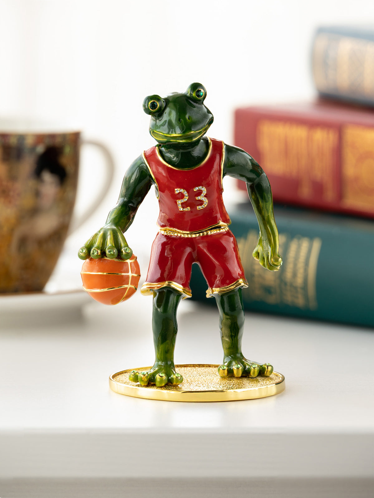 Frog Playing Basketball