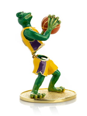 Frog Playing Basketball