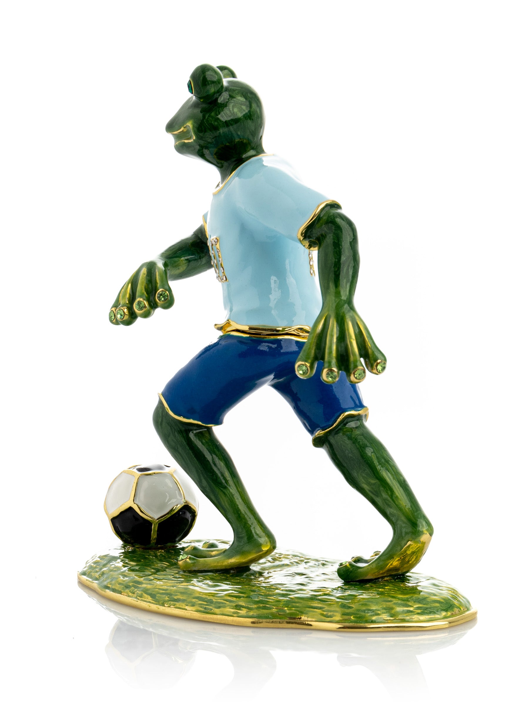 Frog Playing Football