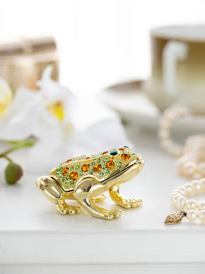 Keren Kopal Gold & Green Frog