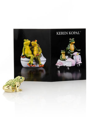 Keren Kopal Green and Gold Sitting Toad