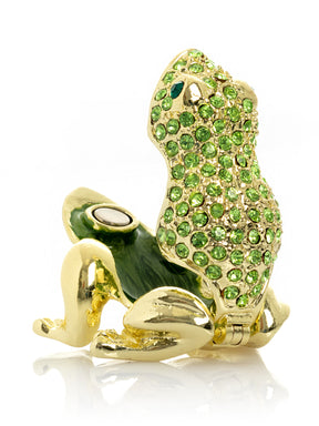 Keren Kopal Green and Gold Sitting Toad