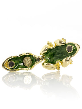 Keren Kopal Green and Gold Sitting Toad