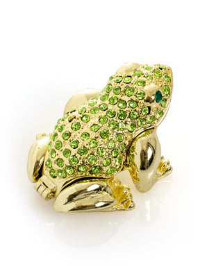 Keren Kopal Green and Gold Sitting Toad