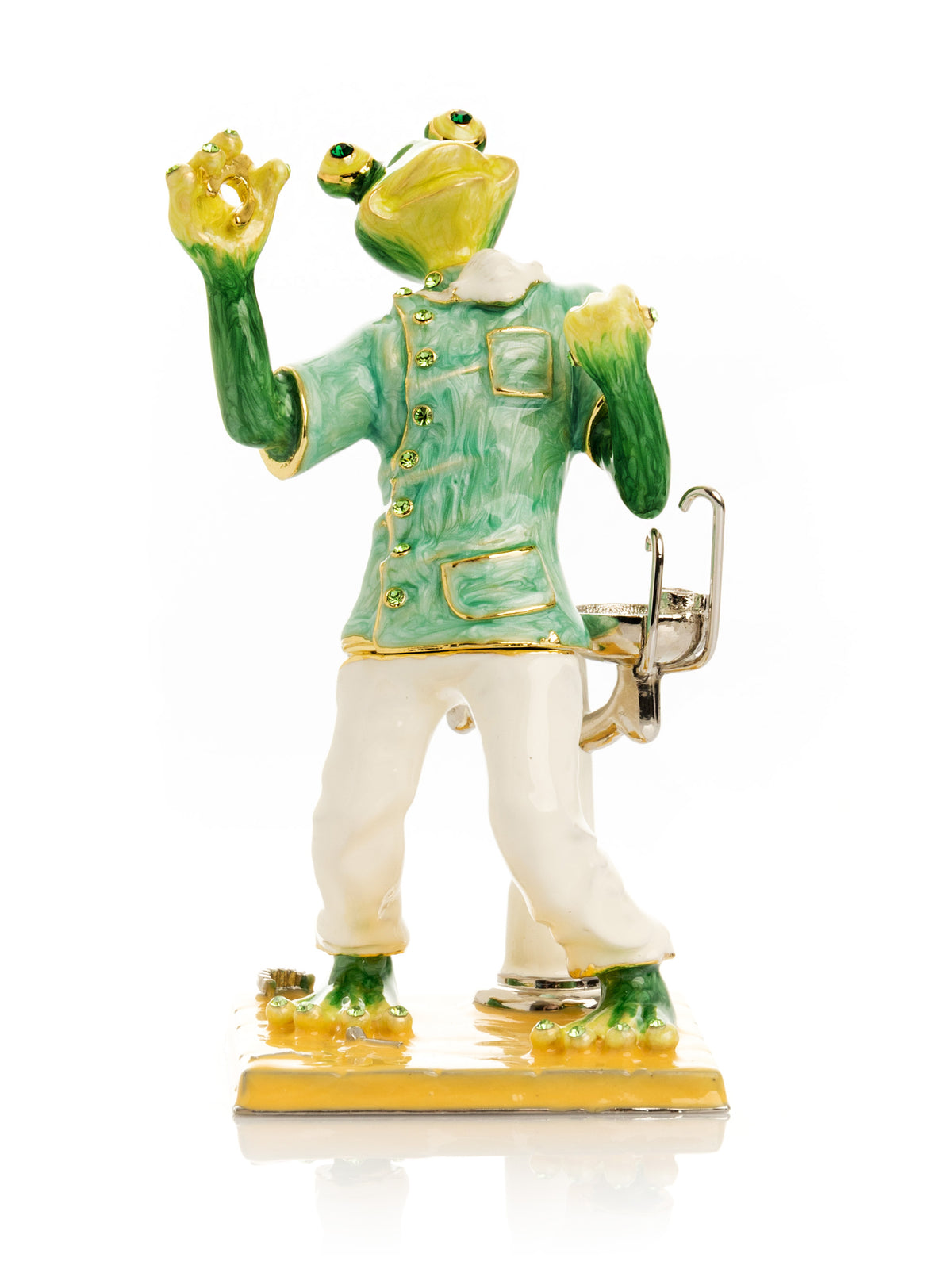 Keren Kopal Green Dentist Frog Trinket Box