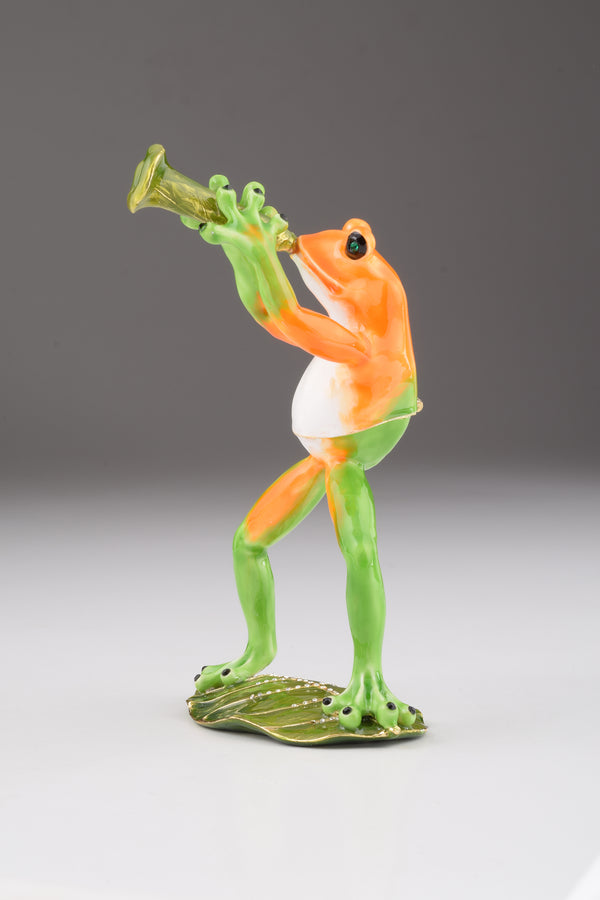 Trumpet Playing Frog