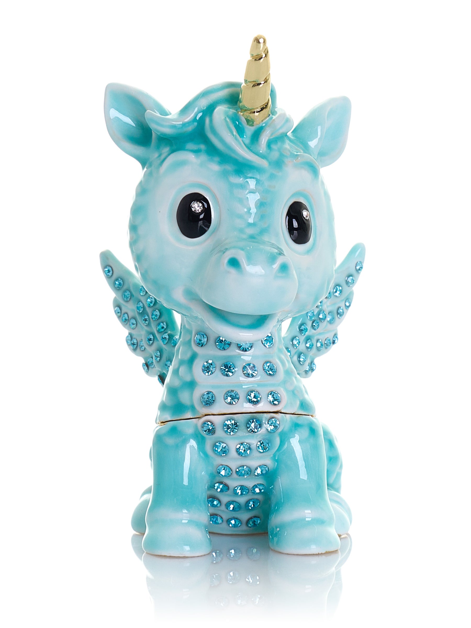Keren Kopal Cute Blue Unicorn Horse trinket Box Limited Edition 1-250