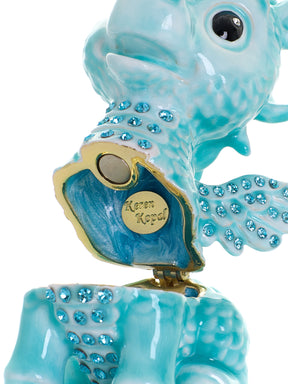 Keren Kopal Cute Blue Unicorn Horse trinket Box Limited Edition 1-250