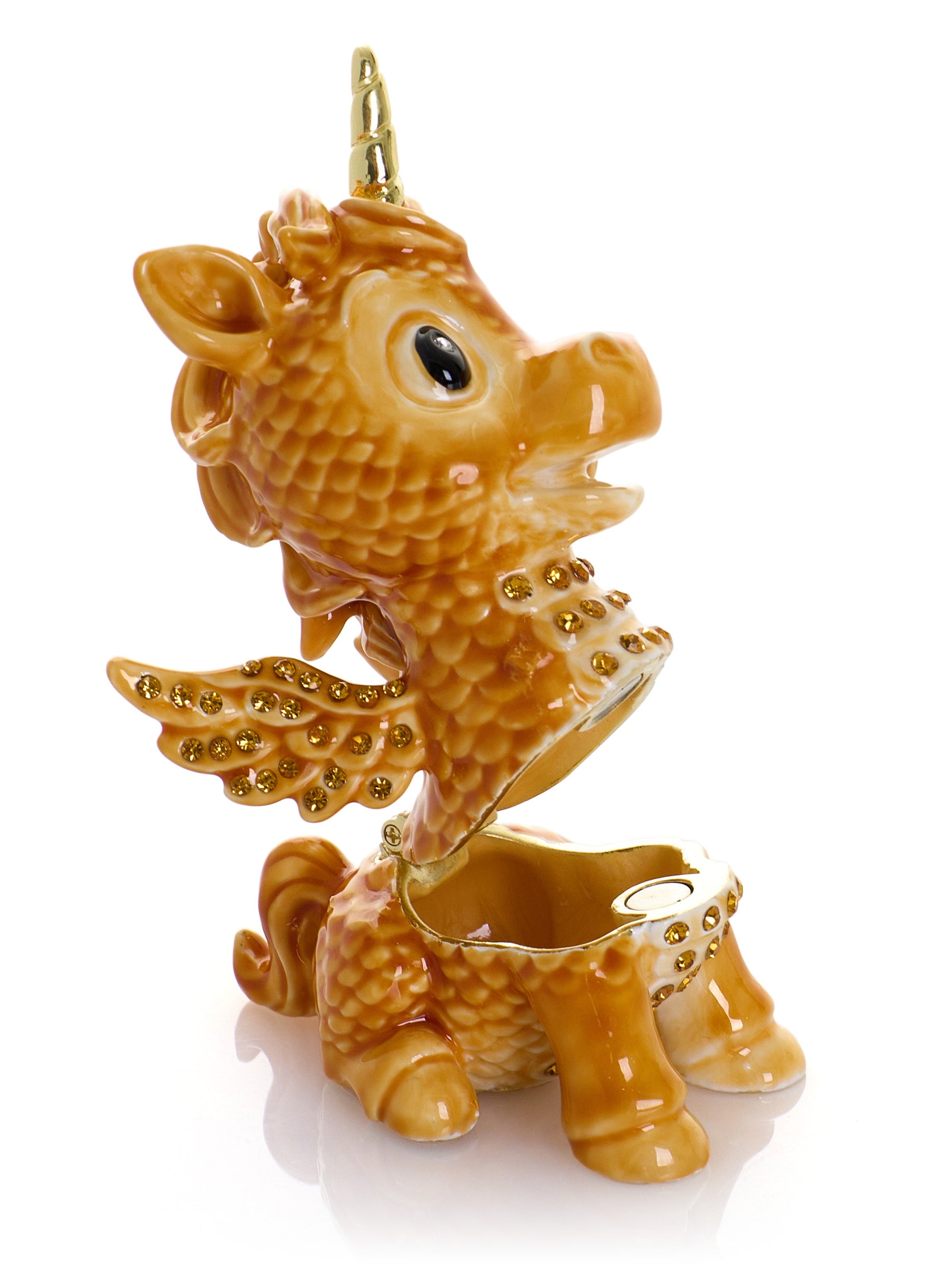 Keren Kopal Cute Brown Unicorn Horse trinket Box Limited Edition 1-250