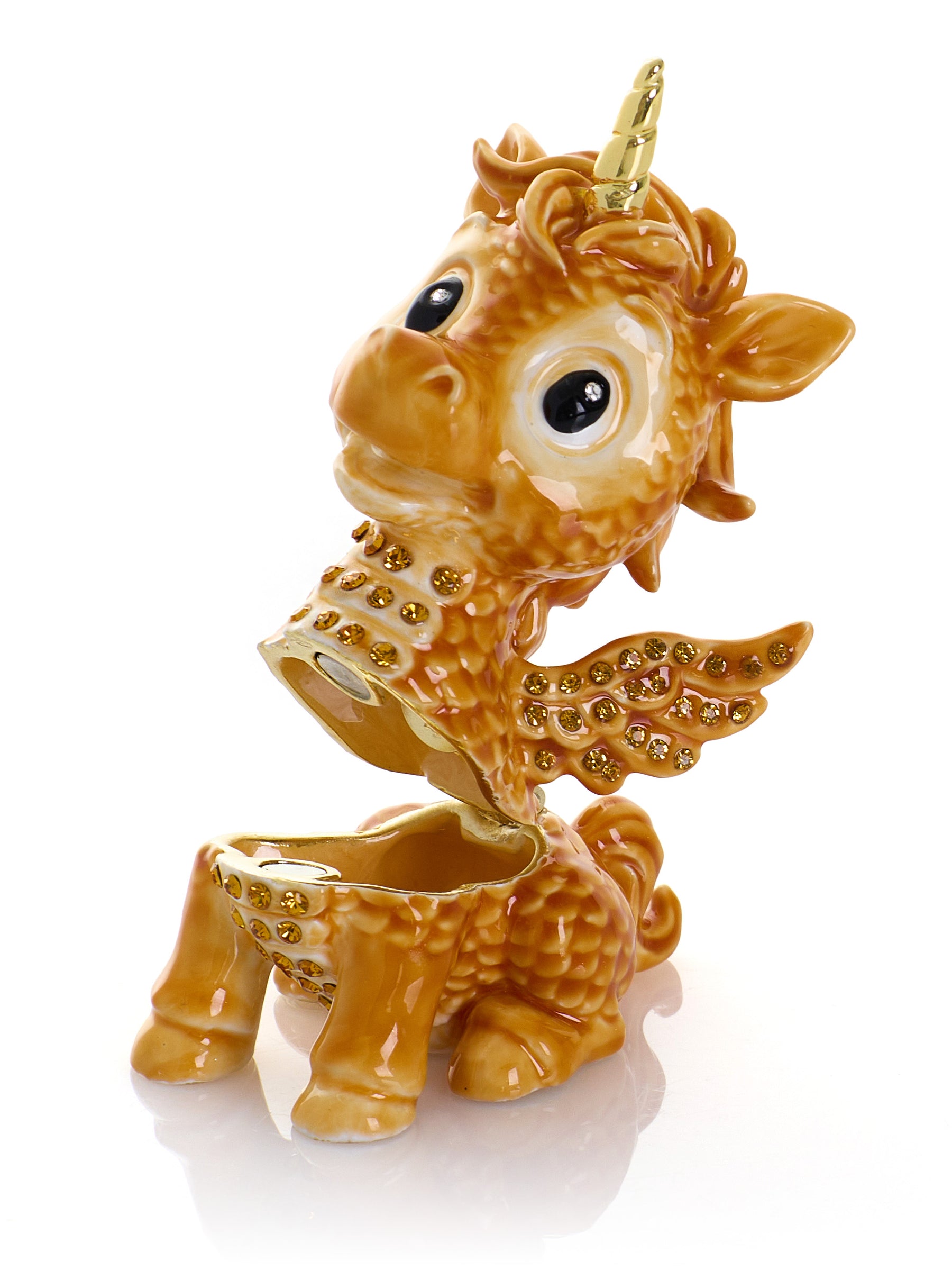 Keren Kopal Cute Brown Unicorn Horse trinket Box Limited Edition 1-250