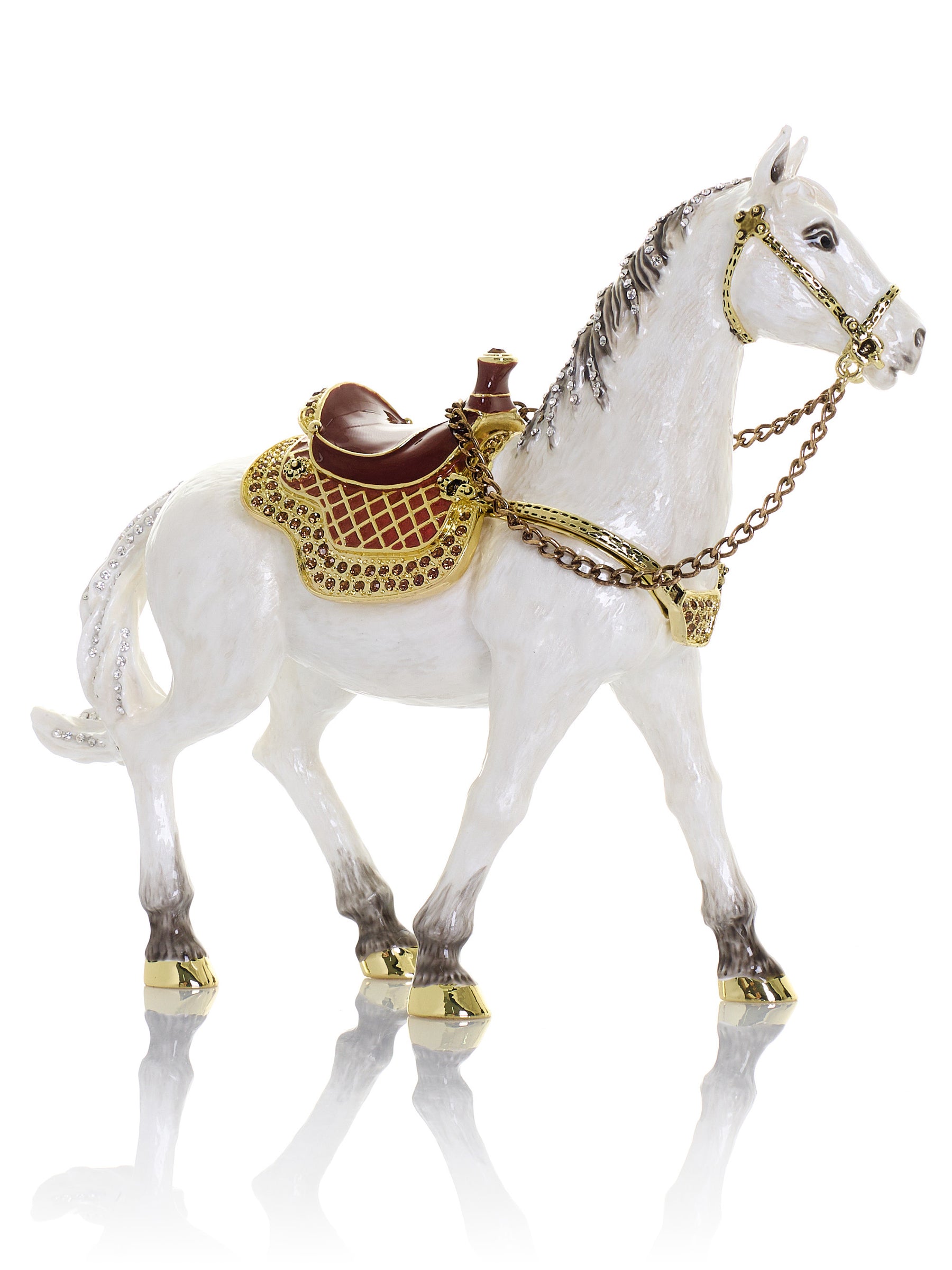 Keren Kopal White Horse Limited Edition 1-250 trinket box