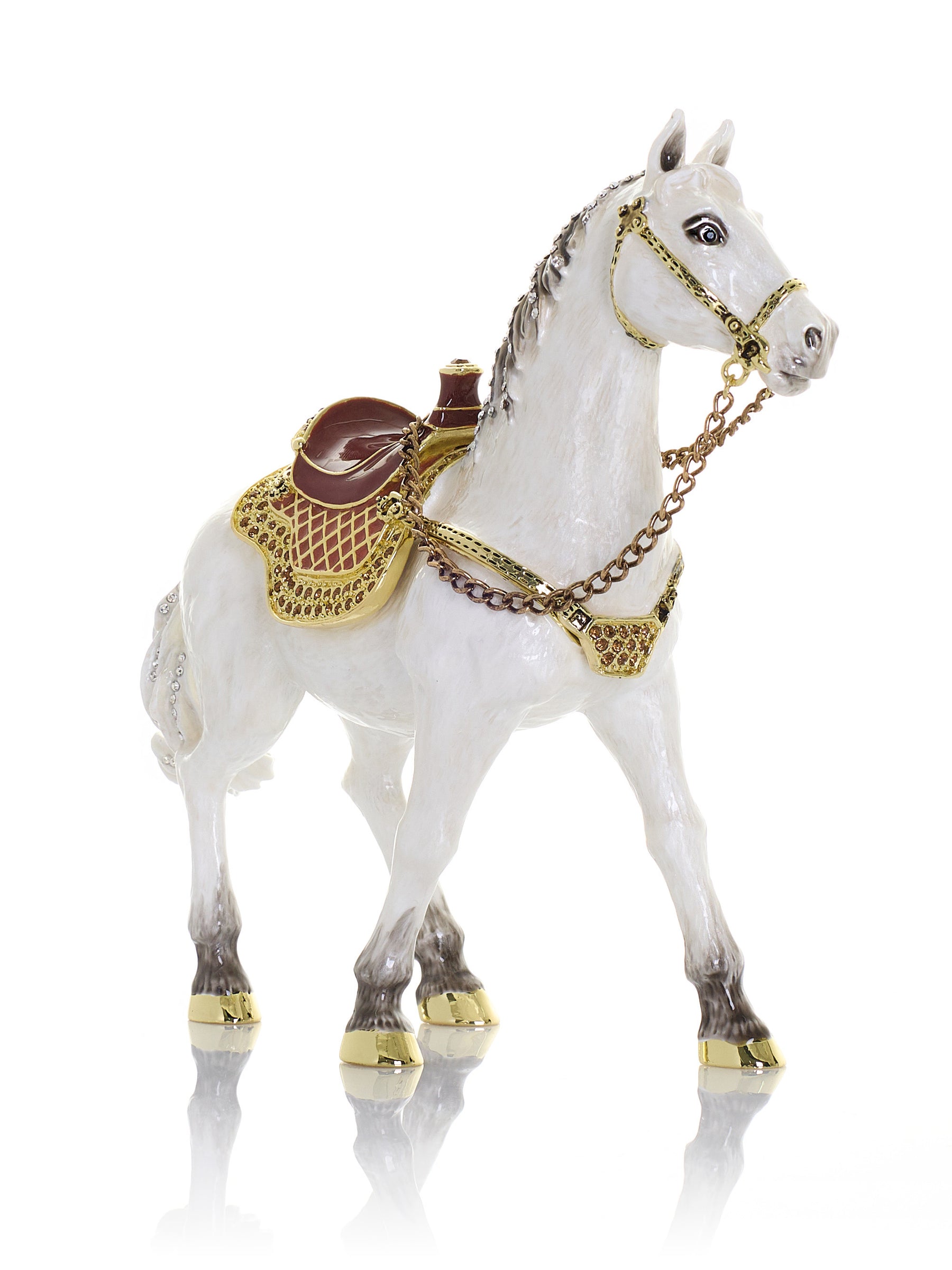 Keren Kopal White Horse Limited Edition 1-250 trinket box