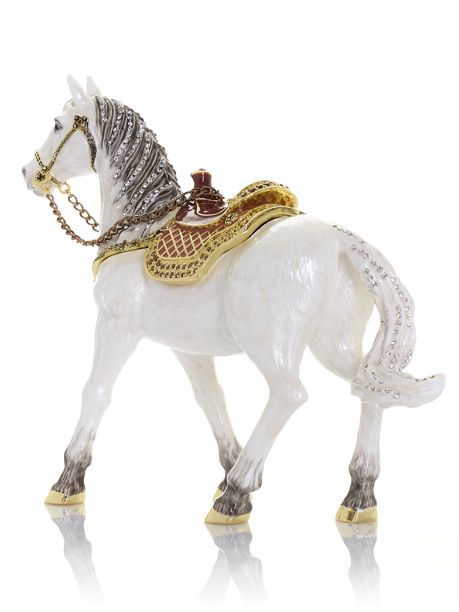 Keren Kopal White Horse Limited Edition 1-250 trinket box